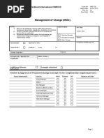 MOC Process Flow Chart | PDF | Engineering | Business