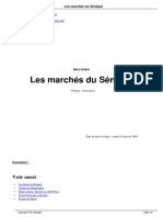 Les Marches Du Senegal