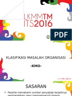 Klasifikasi Masalah Organisasi - Reformasi