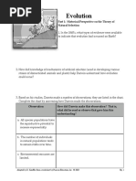 Worksheet - Evolution Packet