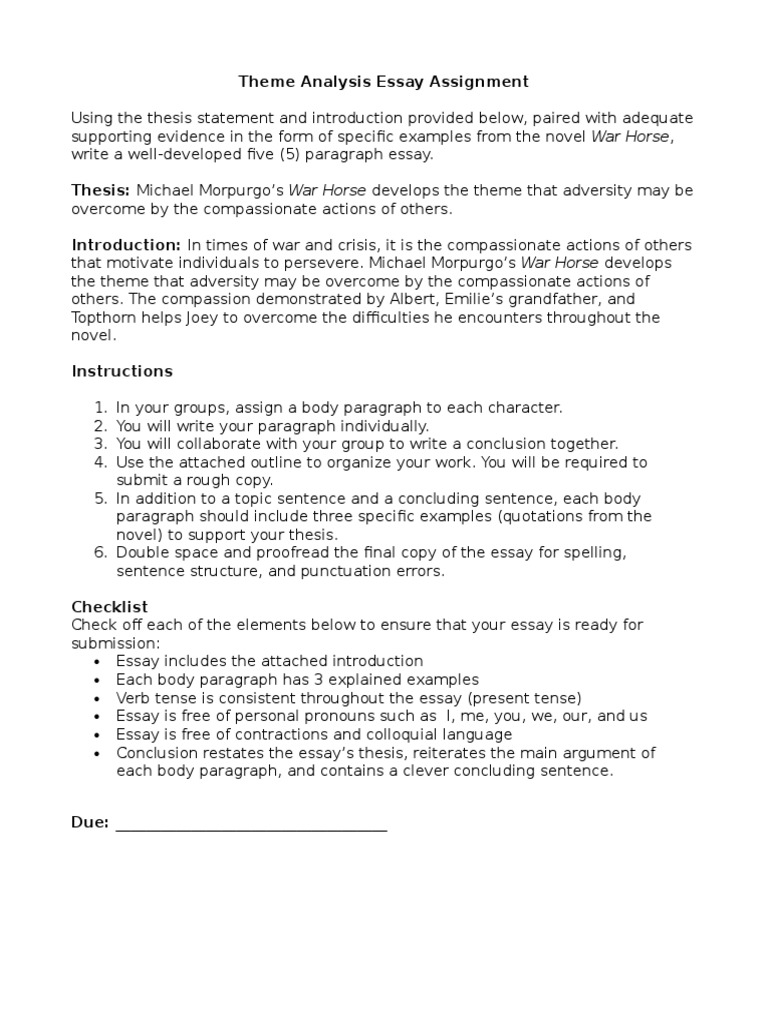 War horse comprehension questions and answers pdf picture