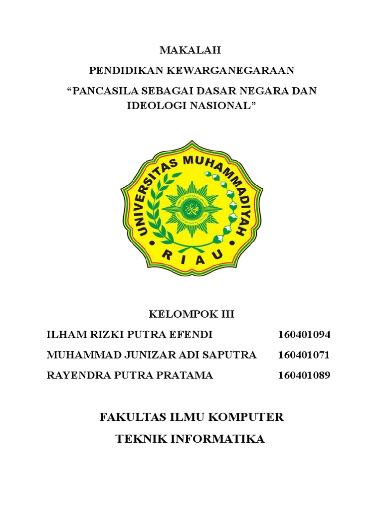 Makalah Pkn Kelompok 3