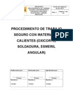 PR.N°001 TRABAJOS EN CALIENTES