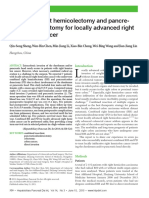 Combined Right Hemicolectomy and Pancreaticoduodenectomy - Sheng2015