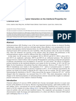 Interacción surfactante-polímero sobre las propiedades interfaciales de una sustancia