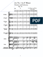 IMSLP59240-PMLP24385-Weber - Clarinet Concerto No. 1 Orch. Score PDF