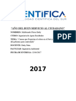 " Año Del Buen Servicio Al Ciudadano": Del Gobierno para Controlarla"