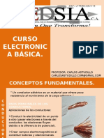 Clase Electronica Básica - Conceptos Fundamentales. CAPEDSIA
