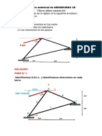 Analisis de Armadura Metodo Matricial