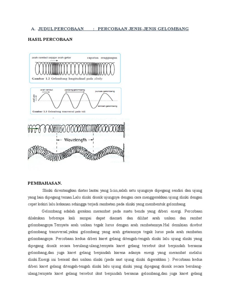 Percobaan Gelombang