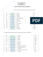 Av Fase 1 - Present Perfect - Describe An Interesting Experience