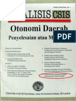 Pengembangan Perekonomian Perdesaan Menyongsong Otonomi Daerah