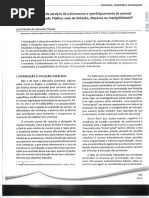 Artigo NDJ - Inexigibilidade