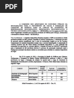 Denúncia da Comissão de Aprovados para a Secriança