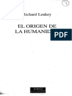 LEAKEY (2000) El Origen de La Humanidad (Cap.6)