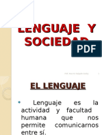 Lenguaje y Sociedad