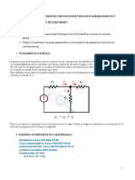 Ley de Ohm y Leyes de Kirchhoff en Corriente Alterna