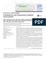 Sciencedirect: Prehospital Care and Transportation of Pediatric Trauma Patients