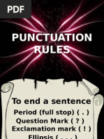 Punctuation Rules