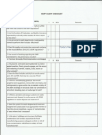 FDA GMP Checklist