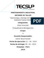 Tarea 5 Informe Mantenimiento Industrial