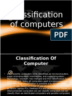 Classification of Computers