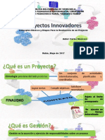 Proyectos Innovadores (Conceptos Básicos y Etapas para La Realización de Un Proyecto)