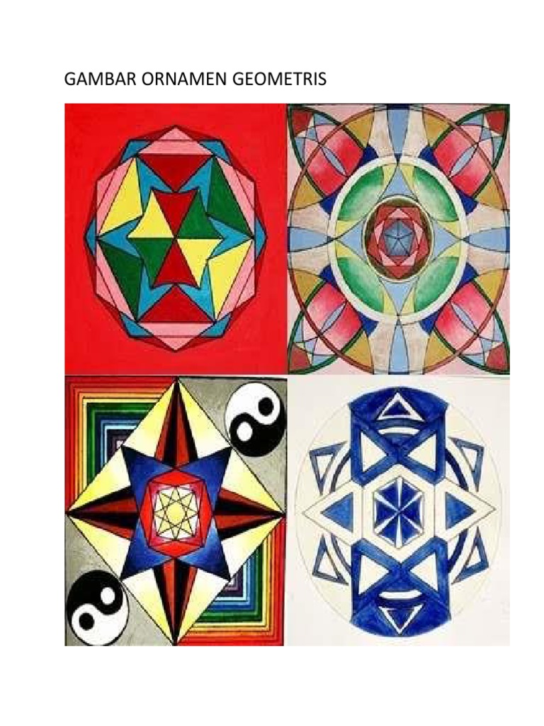 Gambar Ornamen Geometris | PDF