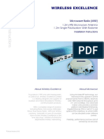 CF Microwave Antennas High Performance 1.2m Installation Instructions PDF