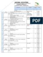 JADWAL KEGIATAN diklat