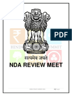 Nda Review Meet: Hindu Policy Summit 2016