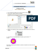 Ficha de Trabalho #1 - Scratch