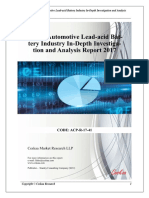 Global Lead-acid Batteries Industry Market 