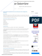 DHCP Interview