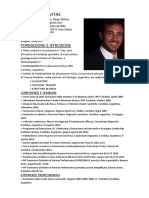 Curriculum Vitae Esp Italiano