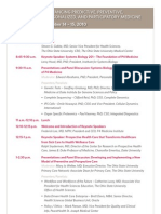2010 Personalized Health Care National Conference Agenda