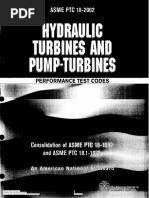 ASME-PTC-18-Hydraulic Turbines and Pump Turbines-2002 PDF