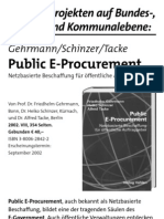 Public E-Procurement: Gehrmann/Schinzer/Tacke