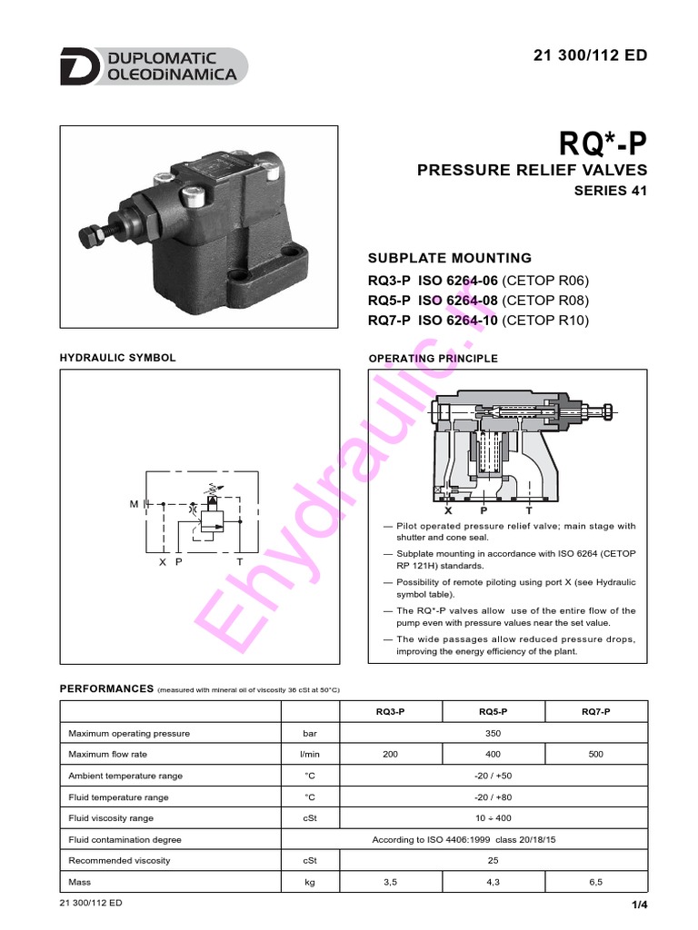 Pressure Relief Valves | PDF | Viscosity | Screw