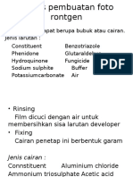 Proses Pembuatan Foto Rontgen