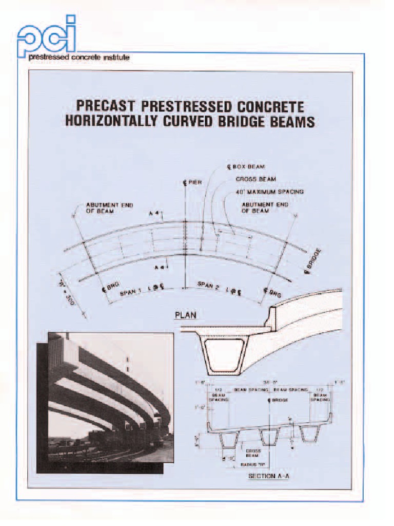 PCI - Precast Prestressed Concrete Horizontally Curved Bridge | PDF ...