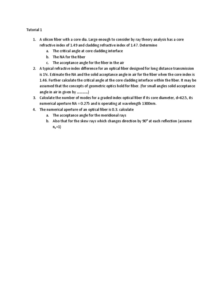 Optical Fiber Analysis Guide | PDF
