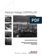 Medium Voltage CONTROLLER: Installation Instructions Adjustment To Interlocking Mechanism