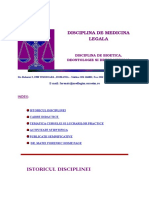 Disciplina de Medicina Legala Cdsad