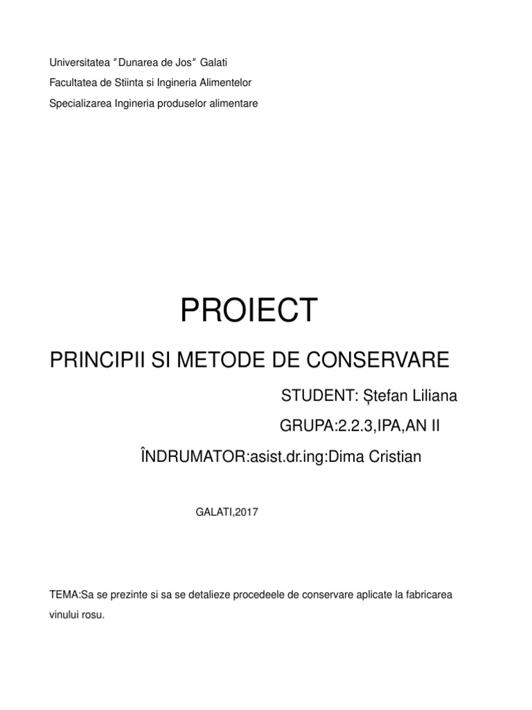Proiect PMC | PDF