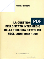 La Questione Dello Stato Intermedio Nella Teologia Cattolica negli anni 1962-1999