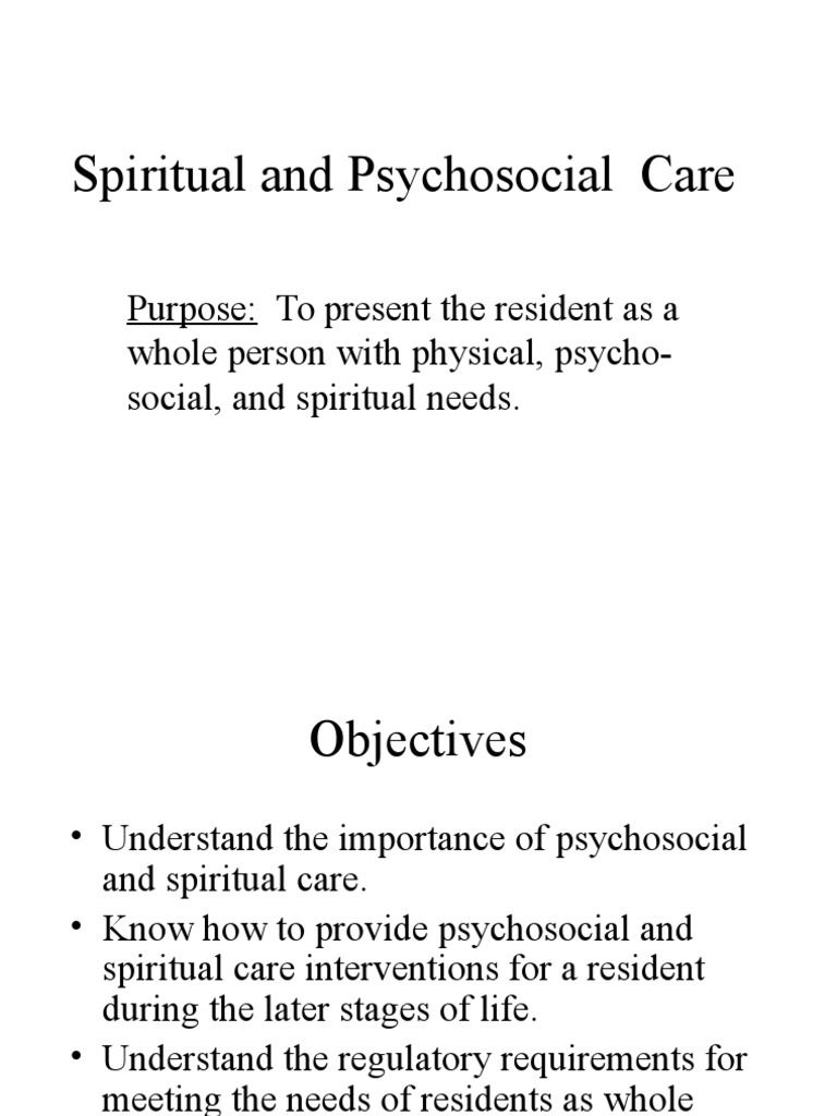 Spiritual and Psychosocial Care in Palliative | PDF | Palliative Care ...
