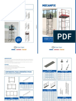 Montagem padrão do andaime tubular Mecanfix