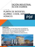 Planta de Biodiesel Final Organización Industrial