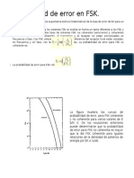 Probabilidad de Error en FSK